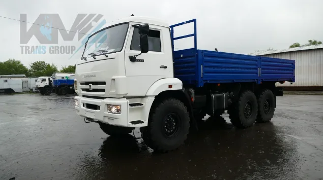 Автомобиль КАМАЗ 5350 с бортовой платформой